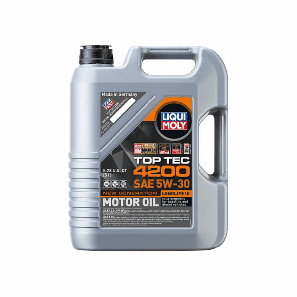 Liqui Moly (2011) Top Tec 4200 SAE 5W-30 Longlife Motor Oil, 5 Liter