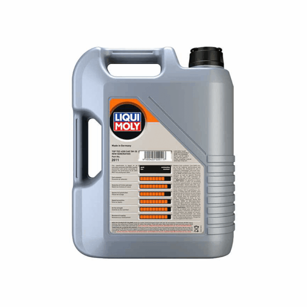 Liqui Moly (2011) Top Tec 4200 SAE 5W-30 Longlife Motor Oil, 5 Liter - Image 2