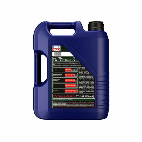 Liqui Moly 2024 Synthoil Race Tech GT1 10W-60 Motor Oil