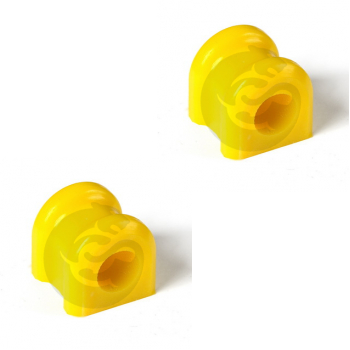 Set of 2 Polyurethane bushing sway bar, rear suspension I.D. = 19 mm, OEM 48818-05070, 1-01-897
