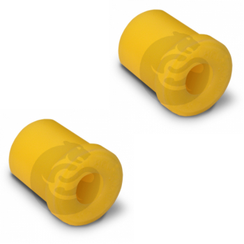 Set of 2 Polyurethane bushing rear suspension, leafspring, upper, OEM 9004A-38062, 1-10-3358