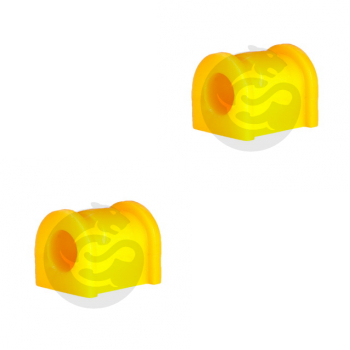 Set of 2 Polyurethane bushing sway bar, front suspension I.D. = 22 mm, OEM 96322618, 12-01-1475