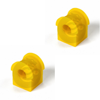 Set of 2 Polyurethane bushing sway bar, front suspension I.D. = 21 mm, OEM 82 00 455 604, 13-01-2697