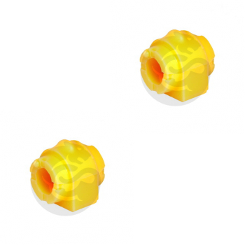 Set of 2 Polyurethane bushing sway bar, front suspension, OEM 1590989, 15-01-2079