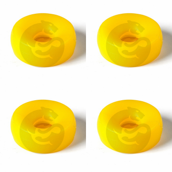 Set of 4 Polyurethane bushing shock absorber, front suspension, upper mount to I.D. = 14 mm, OEM 2101-2905450, 17-03-2616