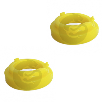 Set of 2 Polyurethane bushing rear suspension, Leaf spring, upper, OEM 2108-2912652, 17-07-3496