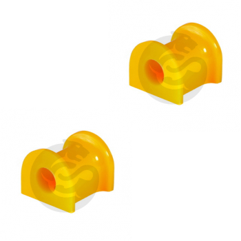 Set of 2 Polyurethane bushing sway bar, front suspension I.D. = 20,5 mm, OEM 7H0 411 313, 22-01-2187