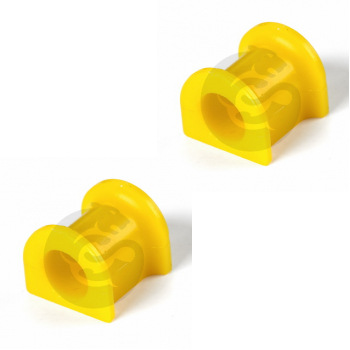 Set of 2 Polyurethane bushing sway bar, rear suspension, central bushing, I.D.= 26,5 mm, OEM 7H5 511 413 C, 22-01-2196