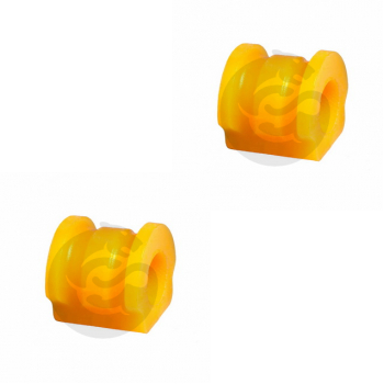 Set of 2 Polyurethane bushing sway bar, front suspension I.D. = 19,5 mm, OEM 6Q0 411 314 F, 22-01-2554