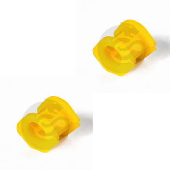 Set of 2 Polyurethane bushing sway bar, front suspension I.D. = 21 mm, OEM MB672225, 3-01-880