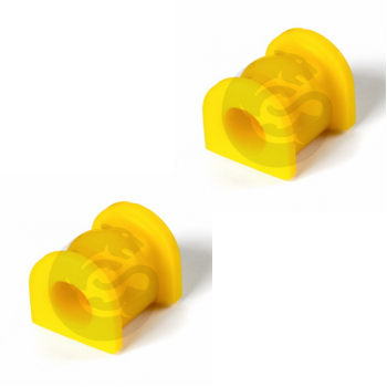 Set of 2 Polyurethane bushing sway bar, front suspension I.D. = 25 mm, OEM 51306-S2H-013, 7-01-1053